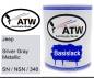 Preview: Jeep, Silver Gray Metallic, SN / NSN / 348: 1L Lackdose, von ATW Autoteile West.